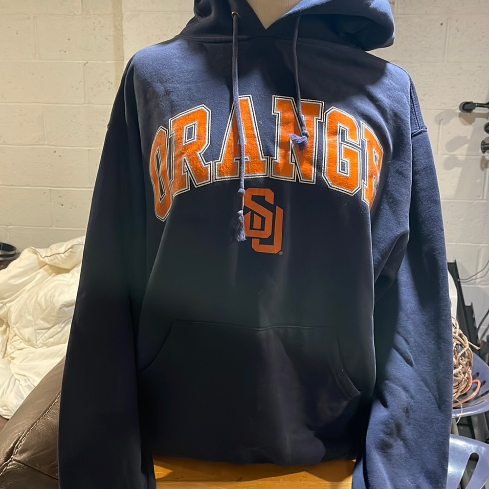Vintage Syracuse Orange hoodie size L Jansport